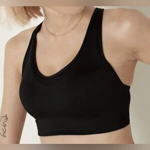 Victorias Secret PINK Ultimate Lightly Lined Active Sports Bra Black Size L